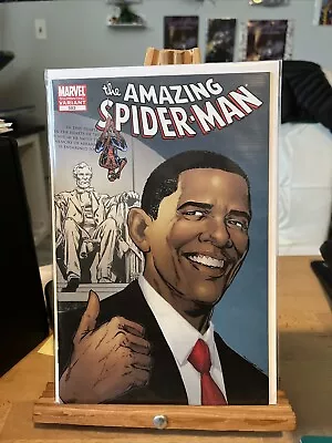 Buy “The Amazing Spider-Man” #583 (Marvel) HTF 5th Printing Variant Barack Obama • 14.82£