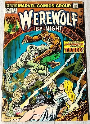 Buy Werewolf By Night #13 - 1st Appearance Of Topaz - GD/VG • 17.41£