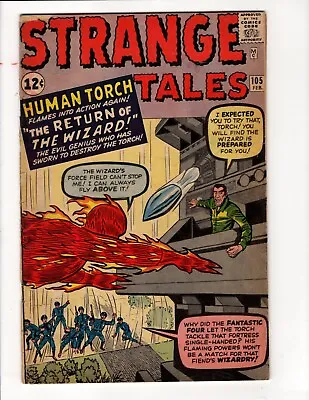 Buy Strange Tales # 105- 1963(THIS BOOK HAS MINOR RESTORATION SEE DESCRIPTION) • 45.04£
