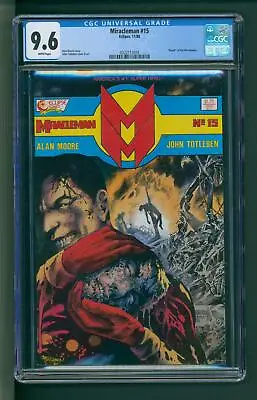 Buy Miracleman #15 CGC 9.6 White Pages Death Of Kid Miracleman • 140.43£