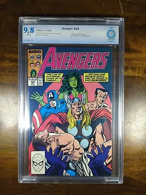 Buy Avengers #308 (Oct 1989, Marvel) CBCS 9.8 NM/MT Like CGC WP Sersi App Top Census • 63.93£