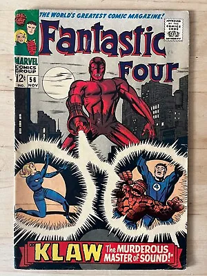 Buy Fantastic Four #56 (Marvel 1966) - VG/FN - Inhumans • 26.65£