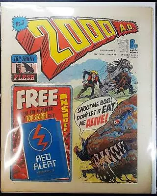 Buy 2000AD Prog 3 1977 1st Print 2nd Judge Dredd Appearance See Pictures (set 3867 . • 270£