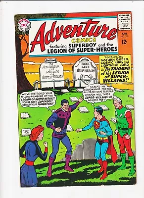 Buy Adventure Comics #331  Superboy Legion Of Super-Heroes  Legion Of Super-Villains • 24.13£