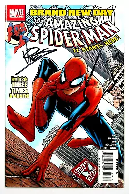 Buy Amazing Spider-Man #546 Signed By Dexter Vines Marvel Comics • 23.65£