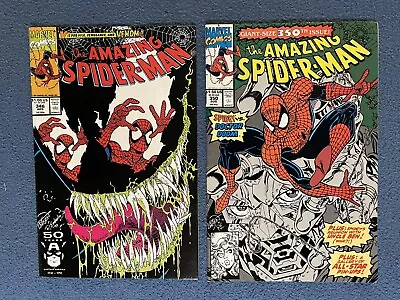Buy Amazing Spider-Man 346 VENOM & 350 Doctor Doom Larsen 1991 Lot Of 2 • 15.77£