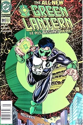 Buy Green Lantern #51 - Newsstand 1st Cover Appearance Of Kyle Rayner - Super Book • 3.94£