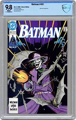 Buy Batman #451 CBCS 9.8 1990 21-198539E-024 • 68.85£