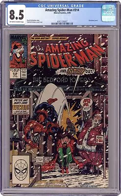 Buy Amazing Spider-Man #314D CGC 8.5 1989 4341139007 • 37.58£