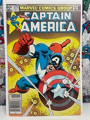 Buy Captain America #275 - Marvel 1982 - 1st Baron Zemo (new) VF Newsstand • 17.58£