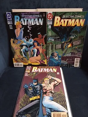 Buy DETECTIVE COMICS #683 #684 And #685 1ST Actuary + Iceberg Lounge + Silver Monkey • 8.68£