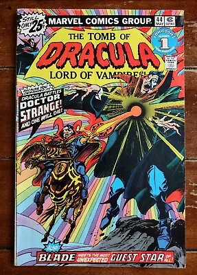 Buy TOMB OF DRACULA #44 VG/FN 5.0 App. Dr Strange, Blade, Hannibal King MCU 1976 • 31.66£