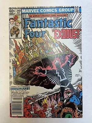 Buy Fantastic Four Vol 1: #240 KEY 1st App Of LUNA MAXIMOFF 1981 Marvel Comics • 6.27£