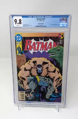 Buy NEWSSTAND Batman #497 CGC 9.8 DC Comics 1993 • 199.25£