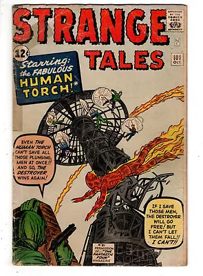 Buy Strange Tales #101 (1962) - Grade 2.0 - 1st Solo Johnny Storm Human Torch! • 80.43£