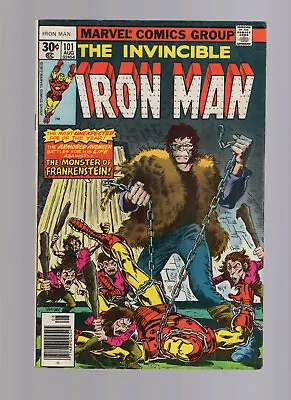 Buy Invincible Iron Man #101 - Frankenstein Appearance - Mid Grade Plus (a) • 7.94£