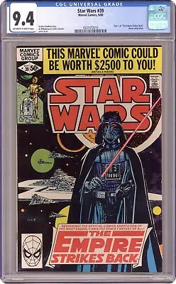 Buy Star Wars #39D CGC 9.4 1980 4331472010 • 83.01£