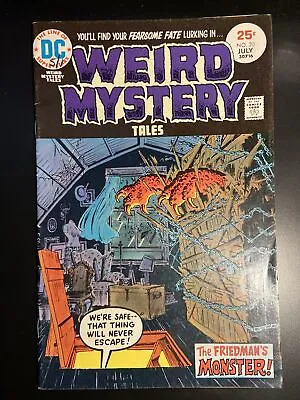 Buy Weird Mystery Tales The Friedman’s Monster Comic Book # 20 July 30716 • 19.99£