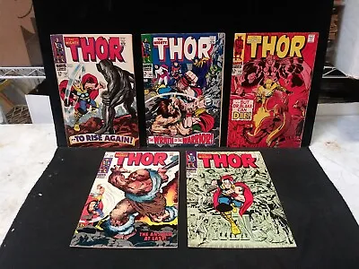 Buy Thor #151-154, 159 LOT (Inhumans App/Stan Lee) Marvel 1968 • 268.69£