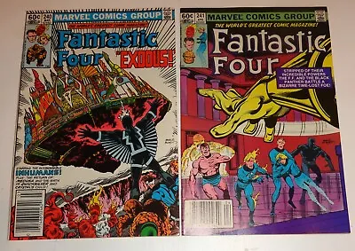 Buy Fantastic Four #240,241 John Byrne Glossy 9.2/9.4 High Grade 1982 • 21.39£