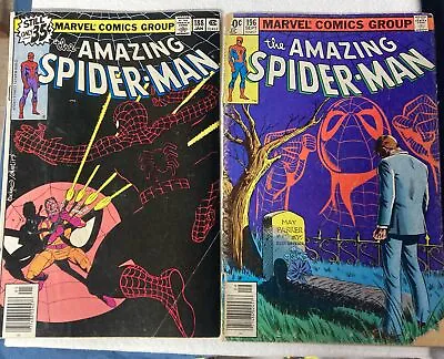 Buy Amazing Spider-Man Marvel Comics 1978  Lot Of 2 Issues # 188 & 196  GD Key • 6.72£