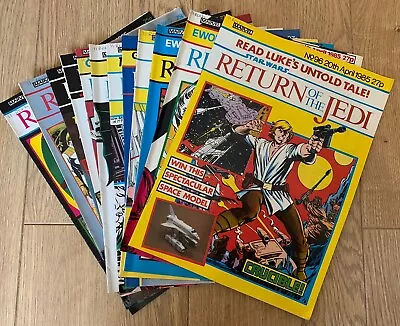 Buy 1985 Star Wars RETURN OF THE JEDI 12x Comics Bundle #85 - #96; Private Seller • 18£