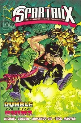 Buy Jackie Chan's Spartan X Hell-bent-hero-for-hire #4 Art Cover (vf) Image Comics • 8.80£