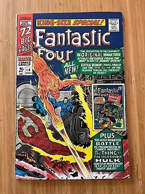 Buy Fantastic Four King-Size Special Annual #4 (1966) High Grade VF+ • 67.01£
