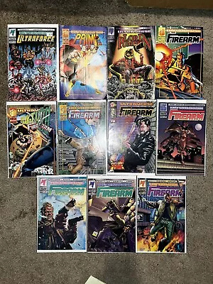 Buy Ultraverse Firearm Comics (#1, 3-5, 8-10) + Ultraforce, Prime, Lord Pumpkin, Etc • 19.99£