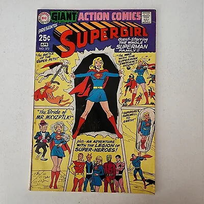 Buy Action Comics #373 Giant Swan Neal Adams Superman Supergirl Legion Krypto 1969 • 31.66£