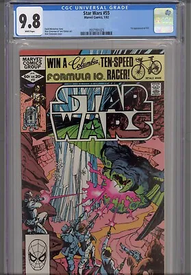 Buy Star Wars #55 CGC 9.8 1982 Marvel Comics 1st App Plif • 215.83£