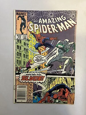 Buy The Amazing Spider-Man #272 Marvel 1985 Comic Book 1st Appearance Of Slyde • 6.32£