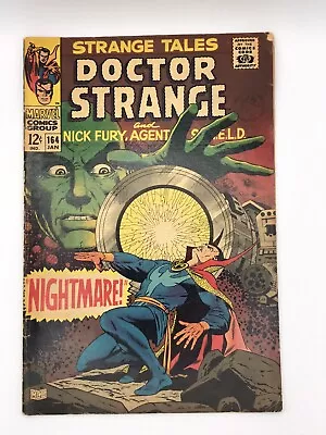 Buy Strange Tales #164 Marvel 1968 1st Appearance Of Yandroth Vintage Comic Book • 19.99£