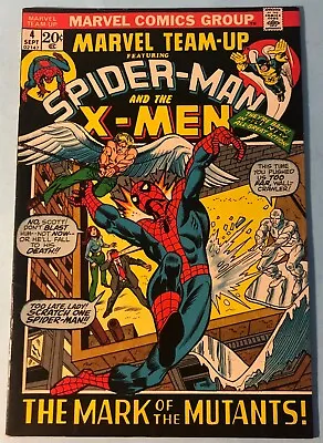 Buy Marvel Team-Up #4 VF- 1972 Spider-man X-men Morbius • 35.62£