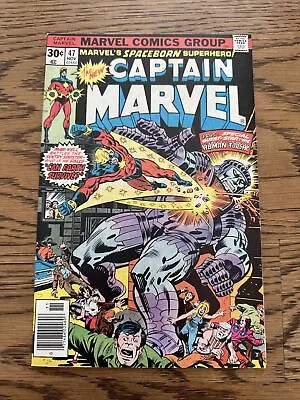 Buy Captain Marvel #47 (Marvel 1976) Human Torch Appearance! • 4.04£
