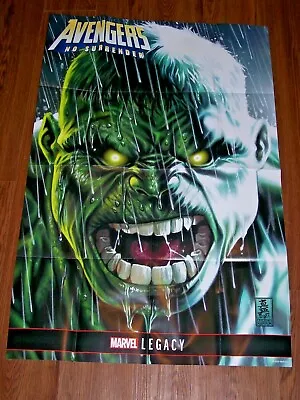 Buy Avengers #684 No Surrender Promo Poster 24  X 36  Marvel 2018 Mark Brooks Hulk • 23.72£