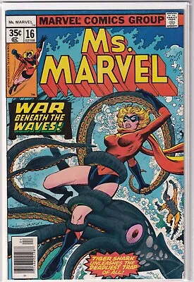 Buy Ms. Marvel #16 (Marvel Comics 1978) 1st Cameo Appearance Of Mystique (VF+) • 90.92£