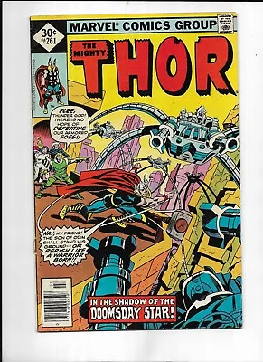 Buy Marvel Comics ~ The Mighty Thor ~  Lot Of 2  #s 261 & 262  (1977) • 5.53£