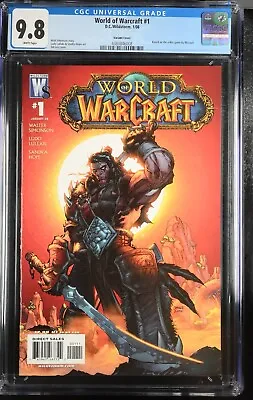 Buy World Of Warcraft 1 1/08 D.C./Wildstorm Variant Cover CGC 9.8 • 401.23£