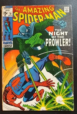 Buy The Amazing Spider Man 78 1969 1st Appearance Of The Prowler Mid-Grade💎🔥🔑 • 79.91£