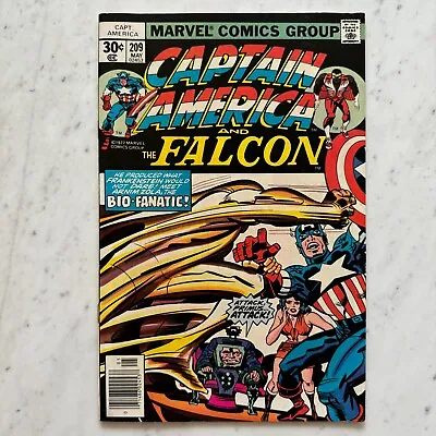 Buy CAPTAIN AMERICA #209 VF- 1977 Marvel Comics Bronze Age 1st Appearance Arnim Zola • 9.53£
