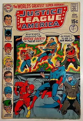 Buy Bronze Age DC Comics Justice League America Key Issue 82 VG Earth 2 Batman JLA • 4.60£