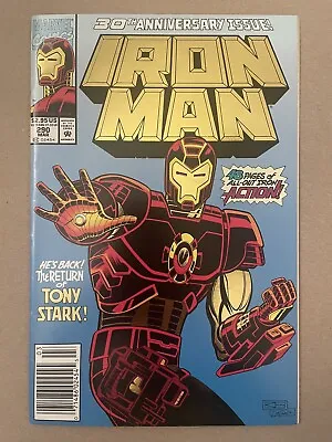 Buy Iron Man #290 Newsstand - 1993. Debut Of Iron Man’s ‘Telepresence Armor.’ • 8£