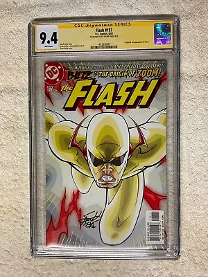 Buy DC Comics The Flash #197 CGC SS 9.4 Signed By Scott Kolins Origin & 1st ZOOM • 158.12£