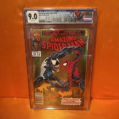 Buy Amazing Spider-Man #375 CGC 9.0 NM 1st App. Anne Weying (She-Venom) Newsstand • 47.39£