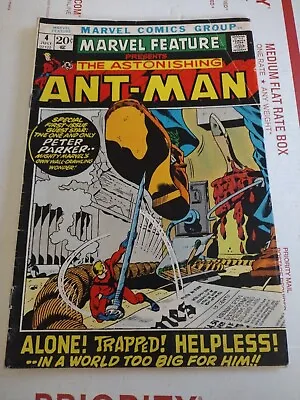 Buy Marvel Feature #4  7/72 -  1st Appearance Of Ant-Man Since The 1960s • 14.23£