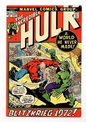Buy Incredible Hulk #155 VG/FN 5.0 1972 • 12.39£