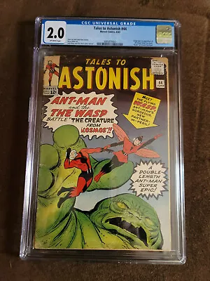 Buy Tales To Astonish 44 Cgc 2.0. Origin And First Appearance Of Wasp! • 355.77£