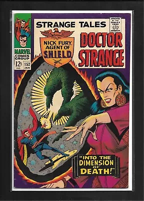 Buy Strange Tales #152 (1967): Jack Kirby! Stan Lee! Silver Age Marvel Comics! FN! • 19.95£