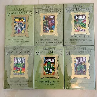 Buy Marvel Masterworks The Incredible Hulk 6 Volume Lot Original FIRST PRINTINGS • 361.92£